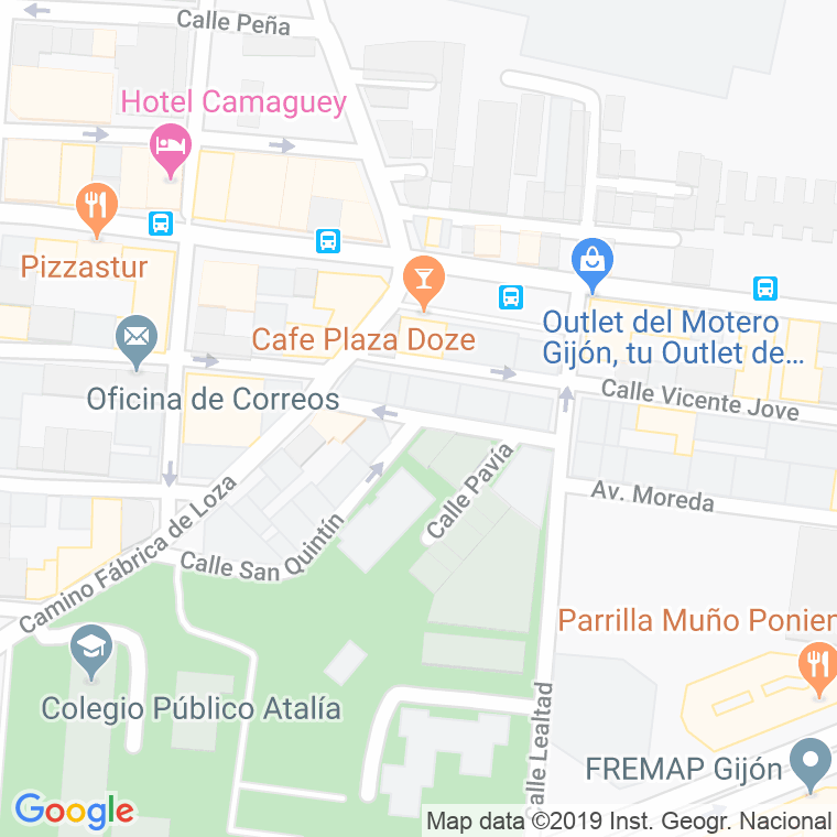Código Postal calle Balagon, grupo (Impares Del 1 Al Final)  (Pares Del 2 Al Final) en Gijón