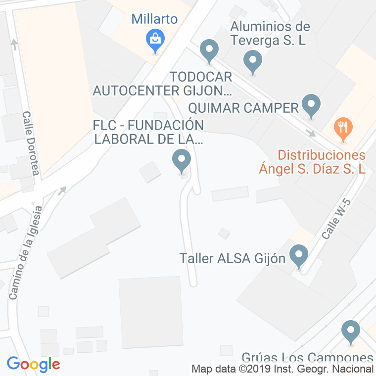 Código Postal calle Blimales, De Los en Gijón
