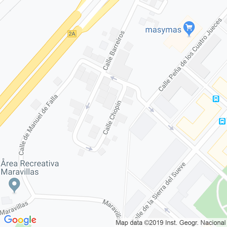Código Postal calle Chopin en Gijón