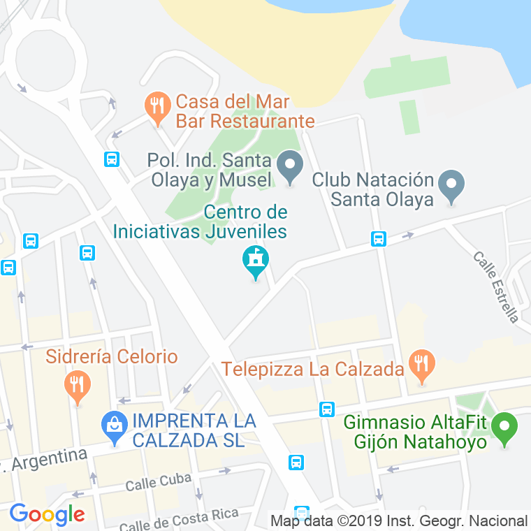 Código Postal calle Ramon Gonzalez Fernandez en Gijón