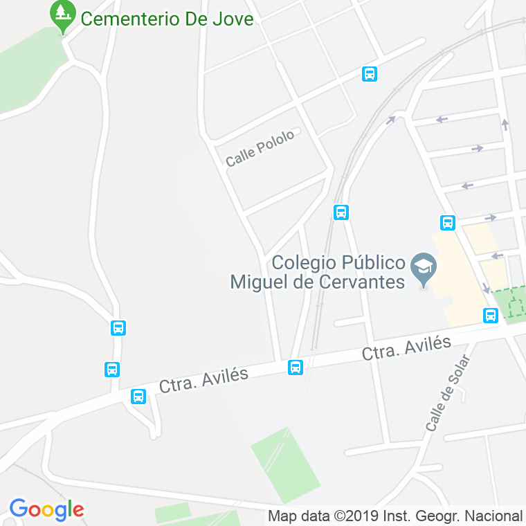 Código Postal calle Pololo en Gijón