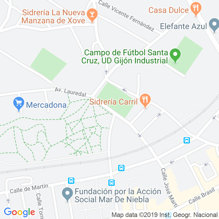 Código Postal calle Betty Friedan en Gijón