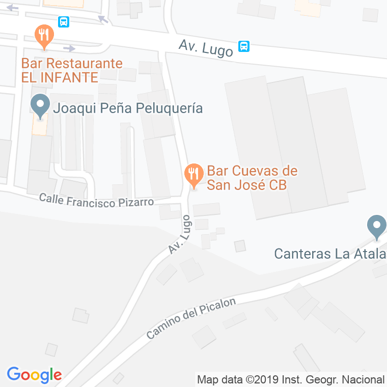 Código Postal calle Cuevas De San Jose, paraje en Avilés