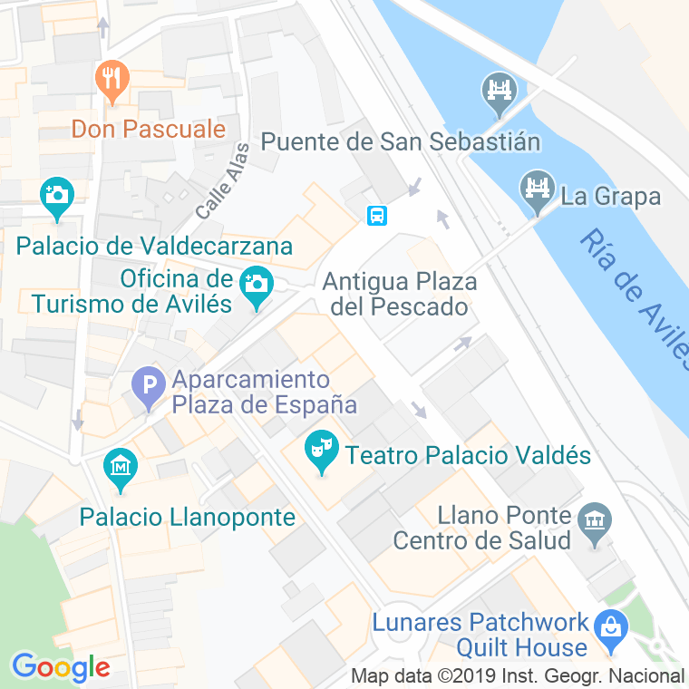 Código Postal calle Palacio Valdes en Avilés