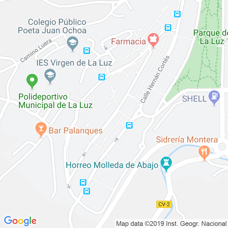 Código Postal calle Juan Sebastian Elcano en Avilés
