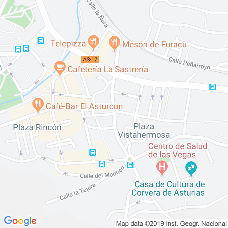 Código Postal calle Estebanina (Corvera) en Avilés