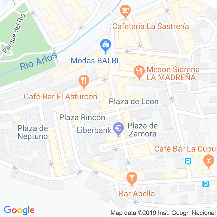 Código Postal calle Salamanca (Corvera), plaza en Avilés