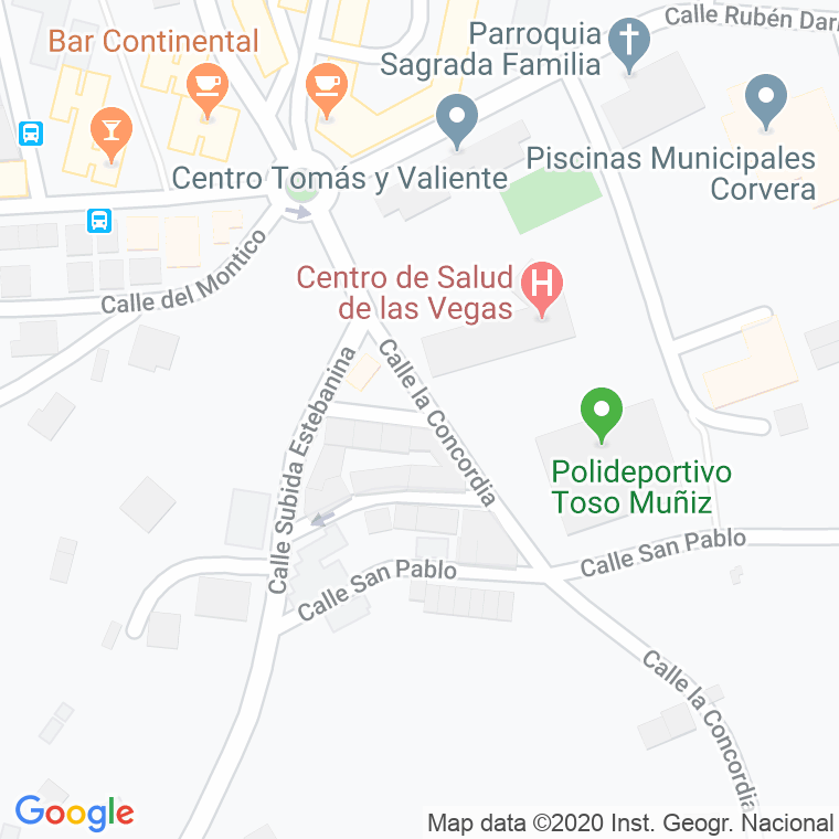 Código Postal calle San Juan (Corvera) en Avilés