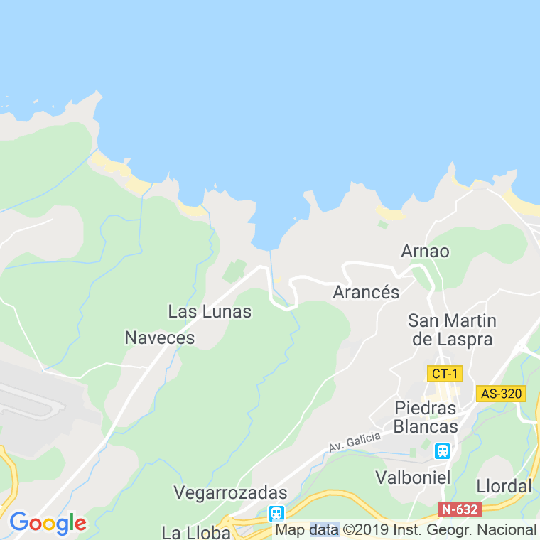 Código Postal de Santa Maria Del Mar en Asturias