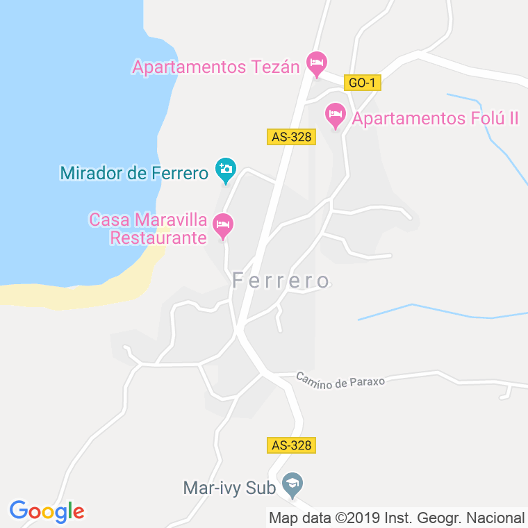 Código Postal de Ferrero en Asturias