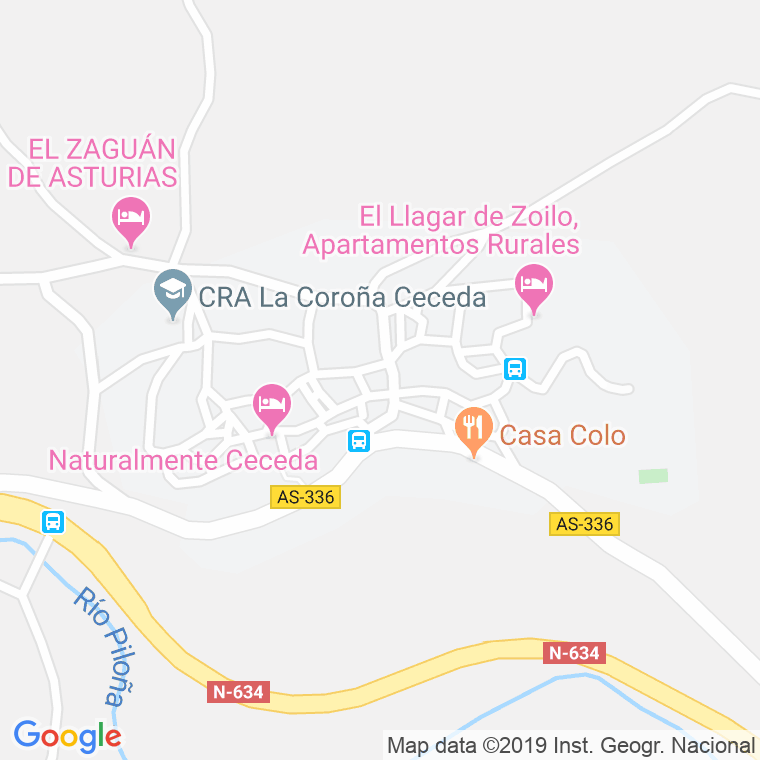 Código Postal de Ceceda en Asturias