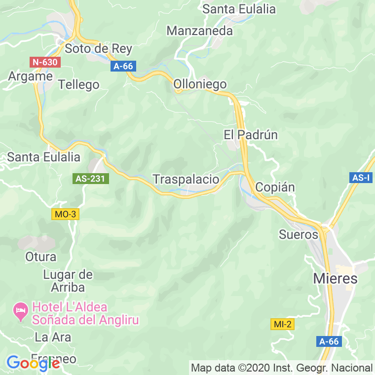 Código Postal de Roza, La (Mieres) en Asturias