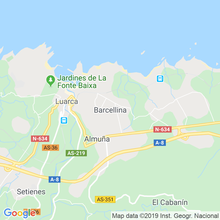 Código Postal de Barcellina en Asturias