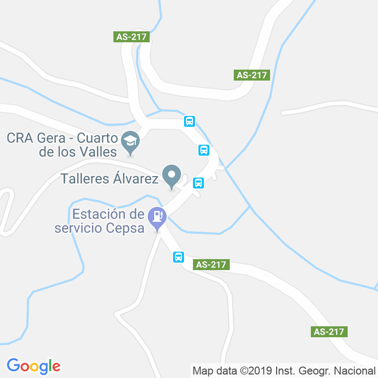 Código Postal de Gera en Asturias