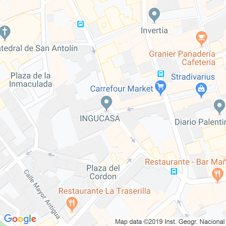 Código Postal calle Gil De Fuentes, pasaje en Palencia