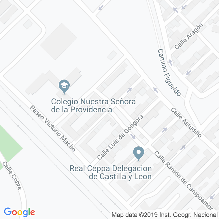 Código Postal calle Calderon De La Barca en Palencia