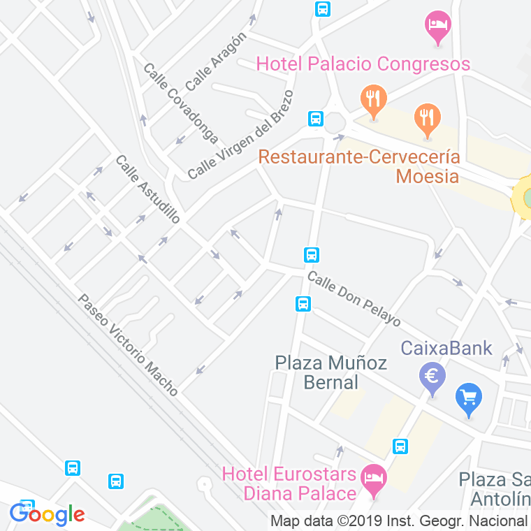 Código Postal calle Cervera en Palencia