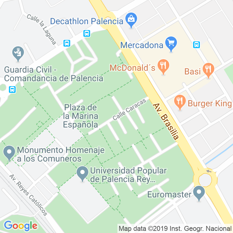 Código Postal calle Guatemala en Palencia