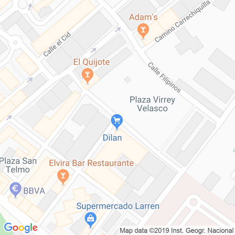 Código Postal calle Doña Sol Y Doña Elvira en Palencia