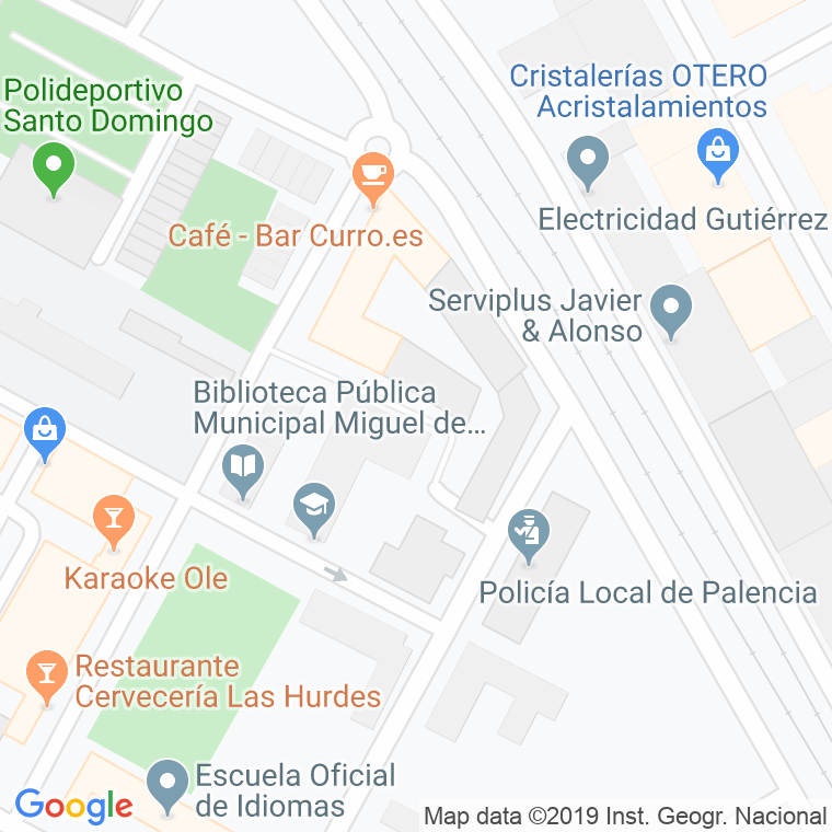 Código Postal calle Juan Jose Cuadros en Palencia