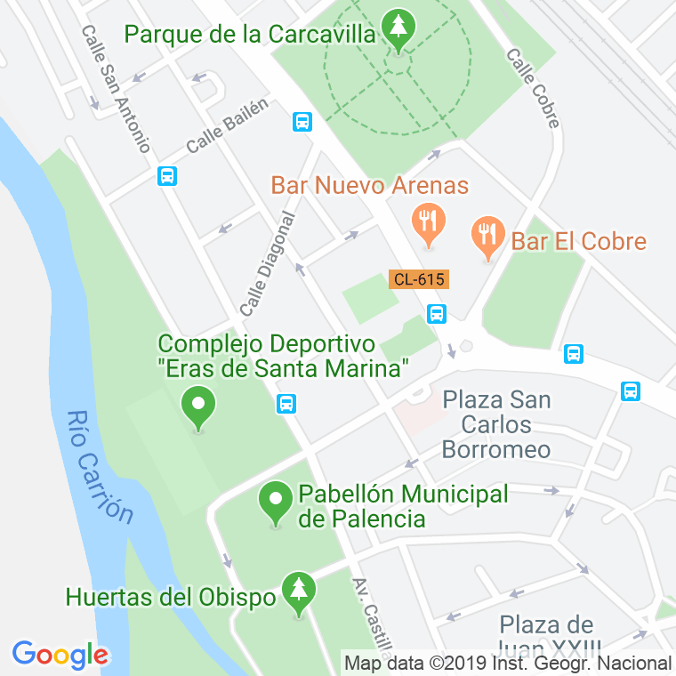 Código Postal calle Beato Capillas en Palencia