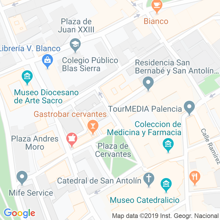 Código Postal calle Cuartel De San Fernando en Palencia