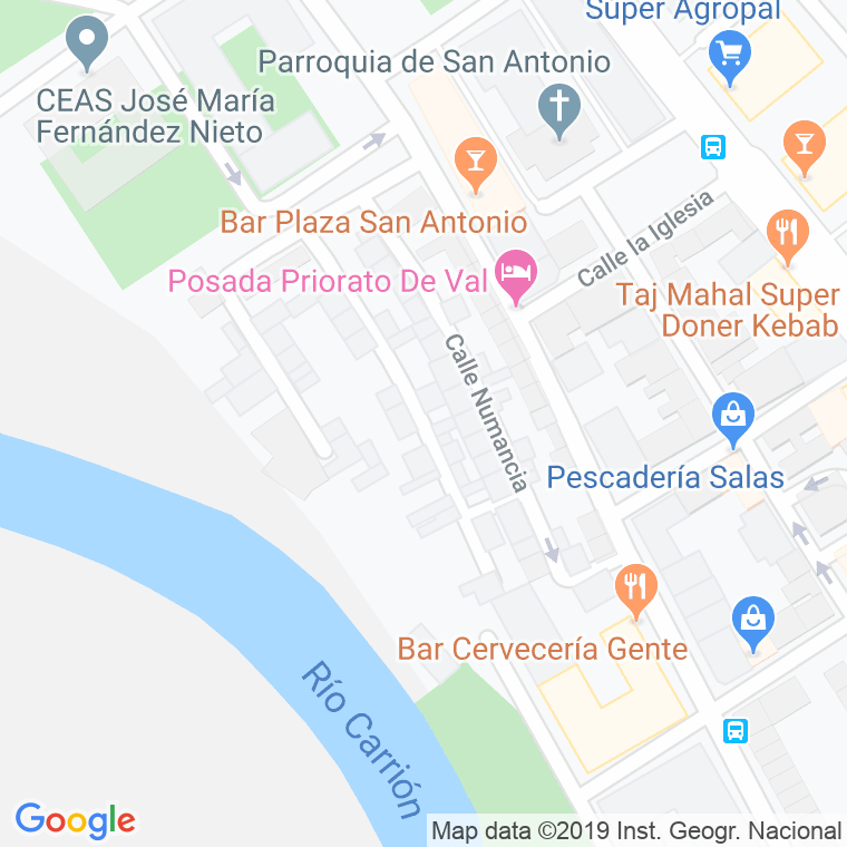 Código Postal calle Fray Luis De Leon en Palencia