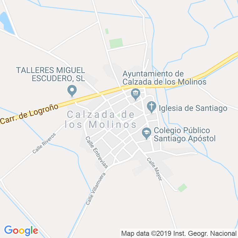 Código Postal de Calzada De Los Molinos en Palencia