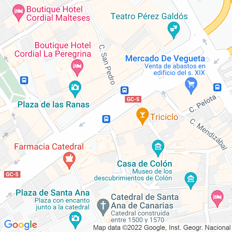 Código Postal calle Calvo Sotelo en Las Palmas de Gran Canaria