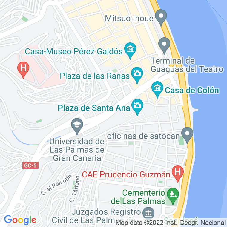 Código Postal calle Juan De Quesada en Las Palmas de Gran Canaria
