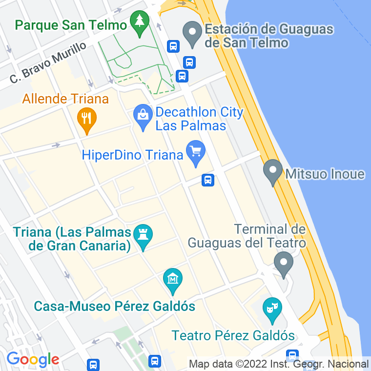 Código Postal calle Francisco Gourie en Las Palmas de Gran Canaria