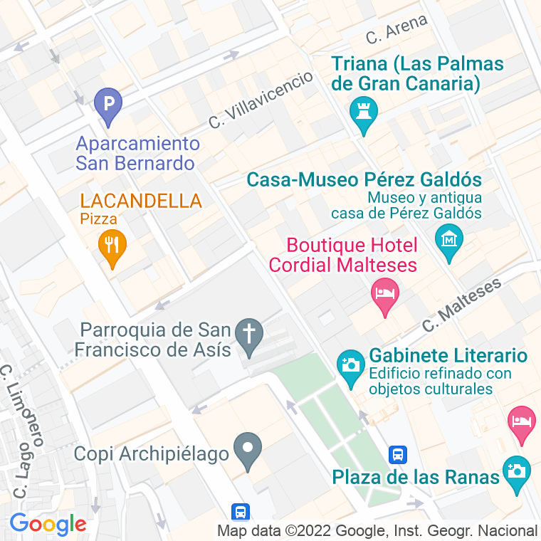 Código Postal calle General Bravo en Las Palmas de Gran Canaria