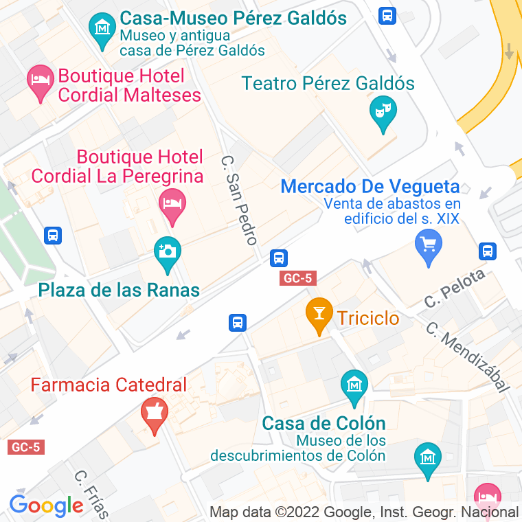 Código Postal calle Lentini en Las Palmas de Gran Canaria