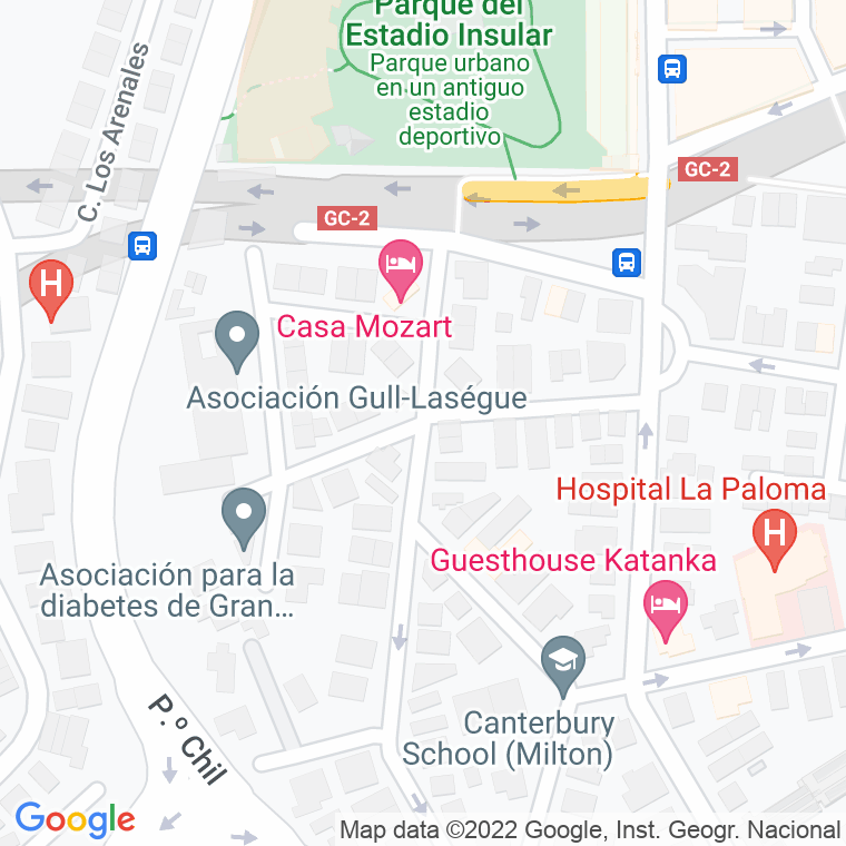 Código Postal calle Quintana en Las Palmas de Gran Canaria
