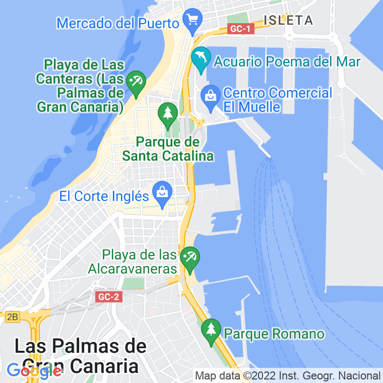 Código Postal calle General Balmes en Las Palmas de Gran Canaria