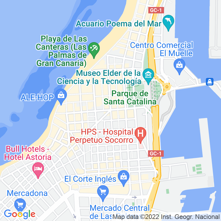 Código Postal calle Veintinueve De Abril   (Impares Del 83 Al Final)  (Pares Del 88 Al Final) en Las Palmas de Gran Canaria