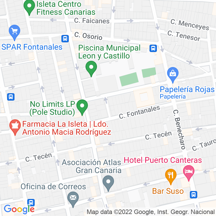 Código Postal calle Juan Sebastian Elcano en Las Palmas de Gran Canaria