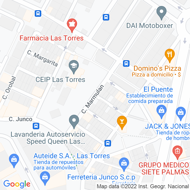 Código Postal calle Azucena en Las Palmas de Gran Canaria