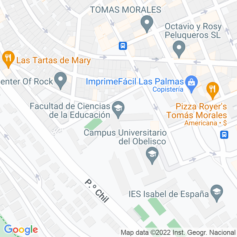 Código Postal calle Magisterio, plaza en Las Palmas de Gran Canaria
