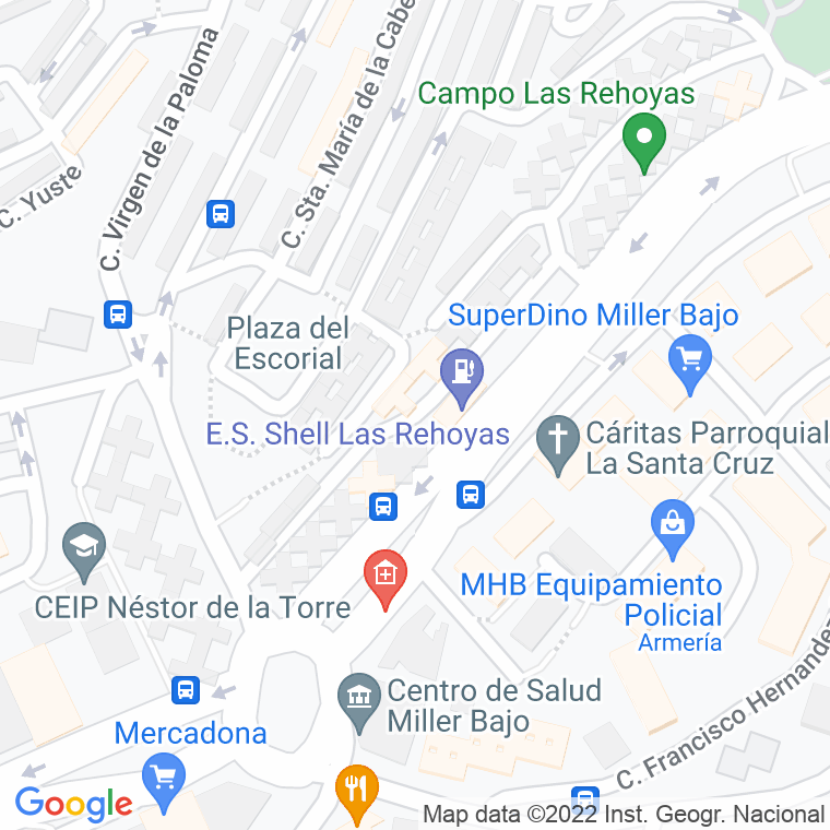 Código Postal calle Virgen De Lourdes en Las Palmas de Gran Canaria