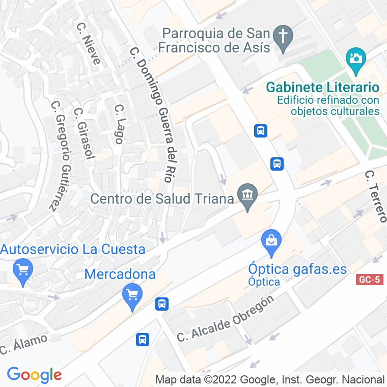 Código Postal calle Acequia en Las Palmas de Gran Canaria