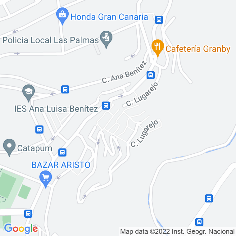 Código Postal calle Arco Iris en Las Palmas de Gran Canaria