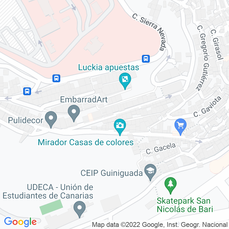 Código Postal calle Guadiana en Las Palmas de Gran Canaria