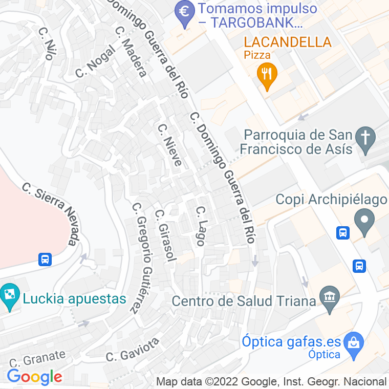 Código Postal calle Lirio en Las Palmas de Gran Canaria