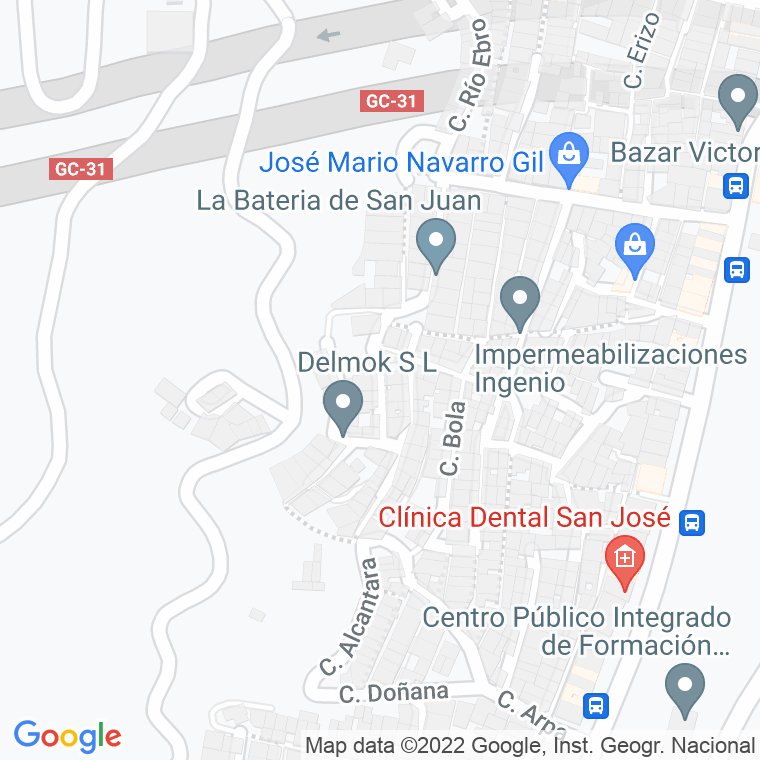 Código Postal calle Calesa en Las Palmas de Gran Canaria