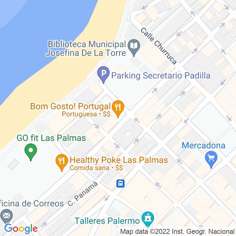 Código Postal calle Bacalao, El en Las Palmas de Gran Canaria