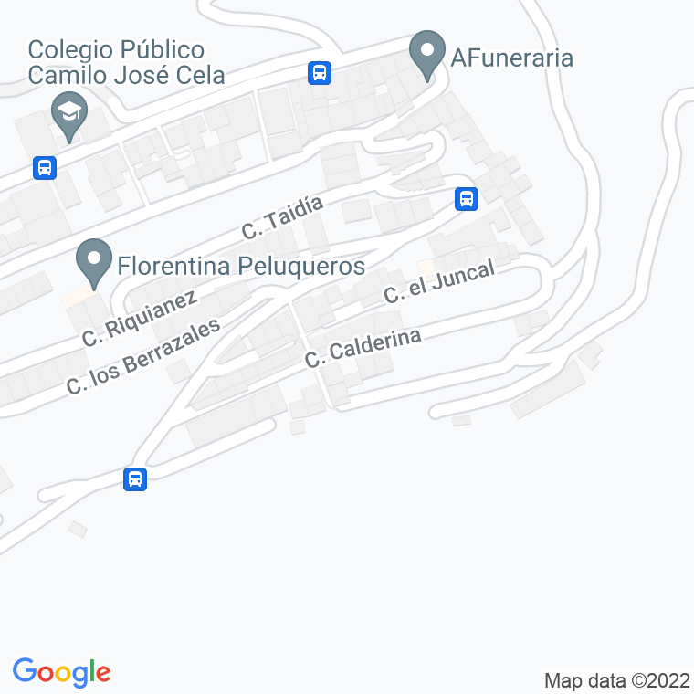 Código Postal calle Calderina (La Cantera) en Las Palmas de Gran Canaria