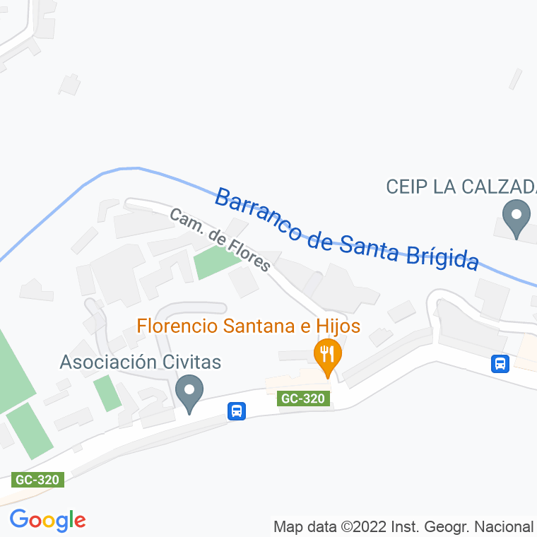 Código Postal calle Flores, De Las (La Calzada) en Las Palmas de Gran Canaria