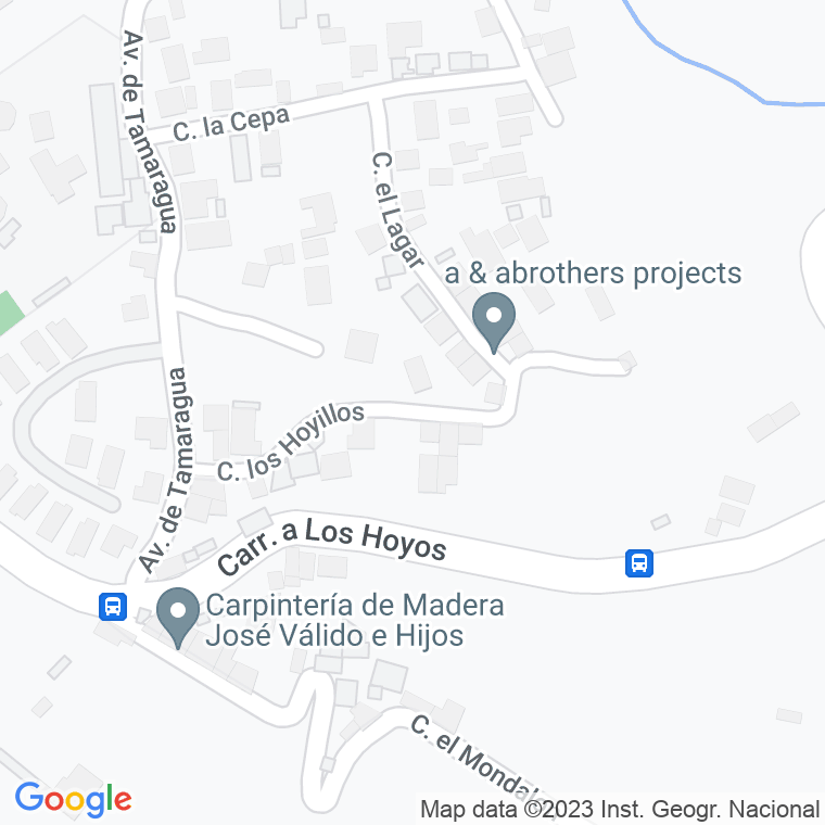 Código Postal calle Hoyillos, Los (Los Hoyos) en Las Palmas de Gran Canaria