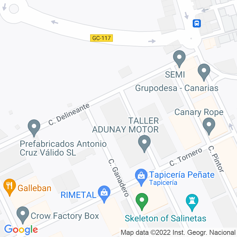 Código Postal calle Acebiño (Tenoya) en Las Palmas de Gran Canaria